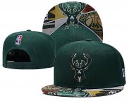 Wholesale Cheap 2021 NBA Milwaukee Bucks Hat TX427