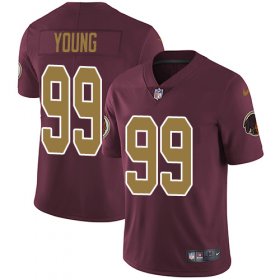 Wholesale Cheap Nike Redskins #99 Chase Young Burgundy Red Alternate Men\'s Stitched NFL Vapor Untouchable Limited Jersey
