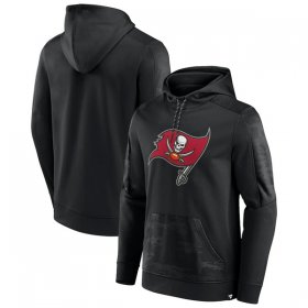 Wholesale Cheap Men\'s Tampa Bay Buccaneers Black On The Ball Pullover Hoodie
