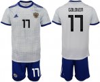 Wholesale Cheap Russia #17 Golovin Away Soccer Country Jersey