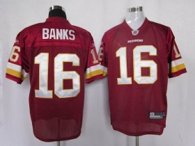 Wholesale Cheap Redskins #16 Brandon Banks Red Stitched NFL Jersey