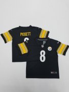 Wholesale Cheap Toddlers Pittsburgh Steelers #8 Kenny Pickett Black 2022 Vapor Untouchable Stitched NFL Nike Throwback Limited Jersey