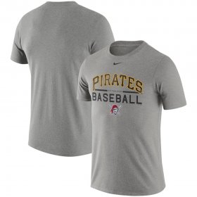 Wholesale Cheap Pittsburgh Pirates Nike Practice T-Shirt Heathered Gray