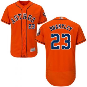 Wholesale Cheap Astros #23 Michael Brantley Orange Flexbase Authentic Collection Stitched MLB Jersey