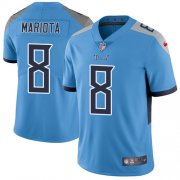 Wholesale Cheap Nike Titans #8 Marcus Mariota Light Blue Alternate Men's Stitched NFL Vapor Untouchable Limited Jersey