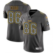 Wholesale Cheap Nike Steelers #86 Hines Ward Gray Static Men's Stitched NFL Vapor Untouchable Limited Jersey