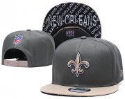 Wholesale Cheap Saints Team Logo Gray Cream Adjustable Hat TX