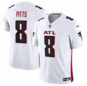 Wholesale Cheap Men's Atlanta Falcons #8 Kyle Pitts White 2023 F.U.S.E. Vapor Untouchable Limited Stitched Football Jersey