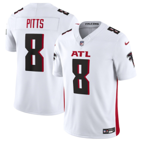 Wholesale Cheap Men\'s Atlanta Falcons #8 Kyle Pitts White 2023 F.U.S.E. Vapor Untouchable Limited Stitched Football Jersey