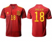 Wholesale Cheap Men 2021 Europe Spain home AAA version 18 soccer jerseys