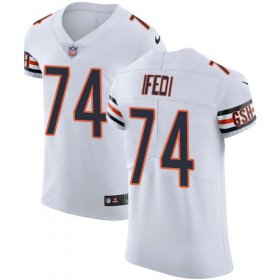 Wholesale Cheap Nike Bears #74 Germain Ifedi White Men\'s Stitched NFL New Elite Jersey