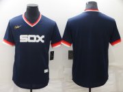Wholesale Cheap Men's Chicago White Sox Blank Navy Stitched Jersey