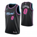 Wholesale Cheap Nike Heat #0 Meyers Leonard Men's Black City Edition NBA Jersey