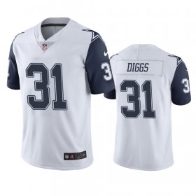 Wholesale Cheap Men\'s Dallas Cowboys #31 Trevon Diggs White Color Rush Limited Jersey