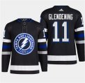 Cheap Men's Tampa Bay Lightning #11 Luke Glendening Black 2024 Stadium Series Stitched Jersey