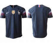 Wholesale Cheap France Blank Home Thai Version Soccer Country Jersey