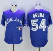 Wholesale Cheap Blue Jays #54 Roberto Osuna Blue New Cool Base 40th Anniversary Stitched MLB Jersey