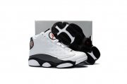 Wholesale Cheap Kids' Air Jordan 13 love and respect Shoes White/Grey-black