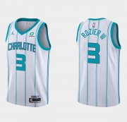 Wholesale Men's Charlotte Hornets #3 Terry Rozier III White Stitched NBA Jersey
