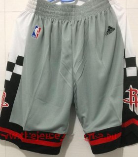 Wholesale Cheap Men\'s Houston Rockets Gray Basketball Shorts