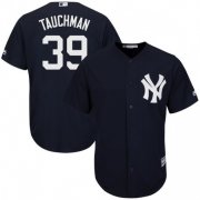 Wholesale Cheap Yankees #39 Mike Tauchman Navy Blue New Cool Base Stitched MLB Jersey