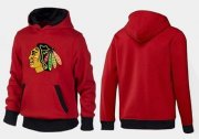Wholesale Cheap Chicago Blackhawks Pullover Hoodie Red & Black