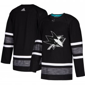 Wholesale Cheap Adidas Sharks Blank Black 2019 All-Star Game Parley Authentic Stitched NHL Jersey