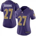 Wholesale Cheap Nike Ravens #27 J.K. Dobbins Purple Women's Stitched NFL Limited Rush Jersey