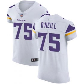 Wholesale Cheap Nike Vikings #75 Brian O\'Neill White Men\'s Stitched NFL Vapor Untouchable Elite Jersey