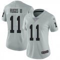 Wholesale Cheap Nike Raiders #11 Henry Ruggs III Silver Women's Stitched NFL Limited Inverted Legend Jersey