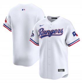 Men\'s Texas Rangers Blank White 2023 World Series Champions Stitched Baseball Jersey