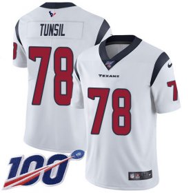 Wholesale Cheap Nike Texans #78 Laremy Tunsil White Youth Stitched NFL 100th Season Vapor Untouchable Limited Jersey