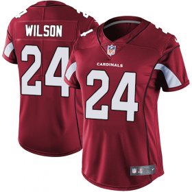 Wholesale Cheap Nike Cardinals #24 Adrian Wilson Red Team Color Women\'s Stitched NFL Vapor Untouchable Limited Jersey