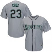 Wholesale Cheap Mariners #23 Nelson Cruz Grey Cool Base Stitched Youth MLB Jersey