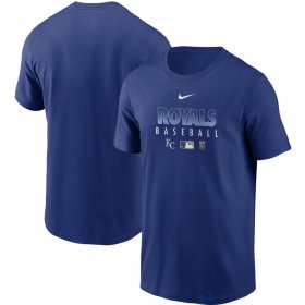 Wholesale Cheap Men\'s Kansas City Royals Nike Royal Authentic Collection Team Performance T-Shirt