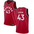 Wholesale Cheap Raptors #43 Pascal Siakam Red 2019 Finals Bound Basketball Swingman Icon Edition Jersey