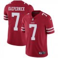 Wholesale Cheap Nike 49ers #7 Colin Kaepernick Red Team Color Men's Stitched NFL Vapor Untouchable Limited Jersey