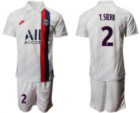 Wholesale Cheap Paris Saint-Germain #2 T.Silva Third Soccer Club Jersey