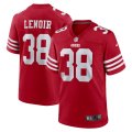 Wholesale Cheap Men's San Francisco 49ers #38 Deommodore Lenoir 2022 Red Vapor Untouchable Stitched Football Jersey