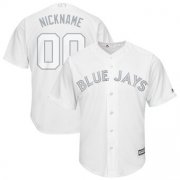 Wholesale Cheap Toronto Blue Jays Majestic 2019 Players' Weekend Cool Base Roster Custom Jersey White