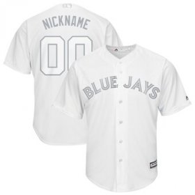 Wholesale Cheap Toronto Blue Jays Majestic 2019 Players\' Weekend Cool Base Roster Custom Jersey White