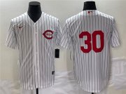Wholesale Cheap Men's Cincinnati Reds #30 Will Benson White Field of Dreams Stitched Baseball Jersey