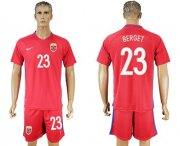 Wholesale Cheap Norway #23 Berget Home Soccer Country Jersey