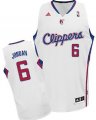 Wholesale Cheap Los Angeles Clippers #6 DeAndre Jordan White Swingman Jersey