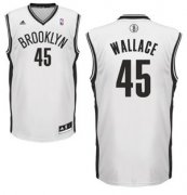 Wholesale Cheap Brooklyn Nets #45 Gerald Wallace White Swingman Jersey