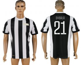 Wholesale Cheap Juventus #21 Dybala 120th Anniversary Soccer Club Jersey