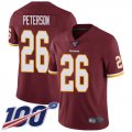 Wholesale Cheap Nike Redskins #26 Adrian Peterson Burgundy Red Team Color Men's Stitched NFL 100th Season Vapor Limited Jersey