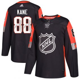 Wholesale Cheap Adidas Blackhawks #88 Patrick Kane Black 2018 All-Star Central Division Authentic Stitched Youth NHL Jersey