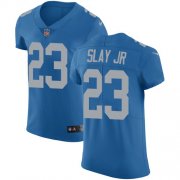 Wholesale Cheap Nike Lions #23 Darius Slay Jr Blue Throwback Men's Stitched NFL Vapor Untouchable Elite Jersey
