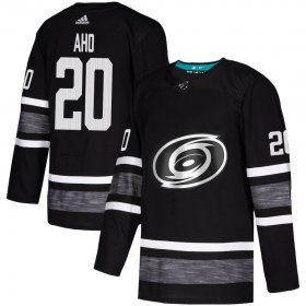 Wholesale Cheap Adidas Hurricanes #20 Sebastian Aho Black Authentic 2019 All-Star Stitched NHL Jersey